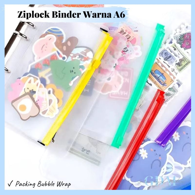 

Ziplock Binder Warna A6