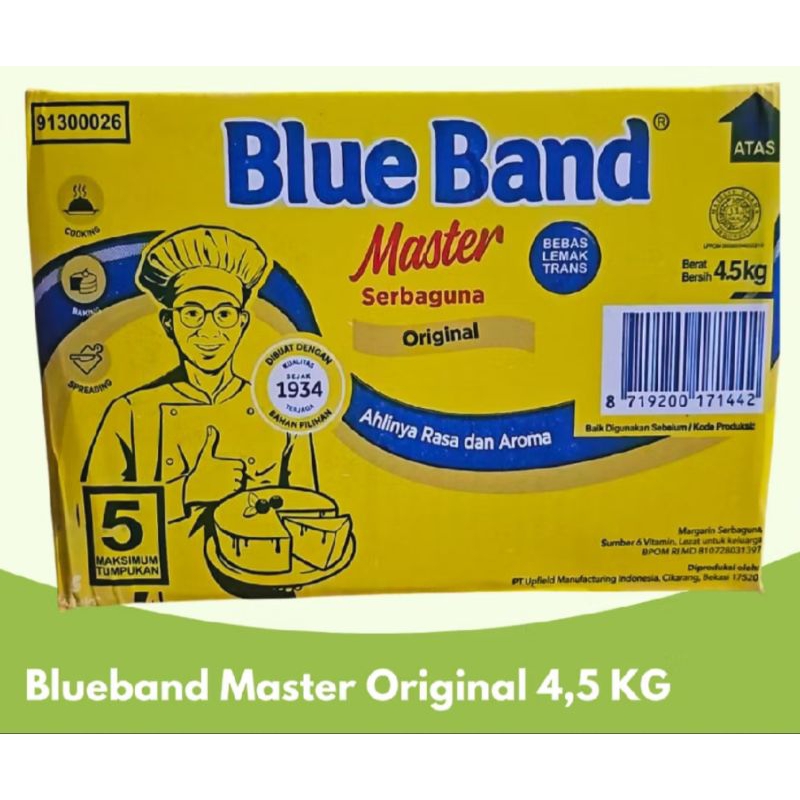 

Blue Band Master Original margarin Masak 4,5 ka (Box) termurahhhh