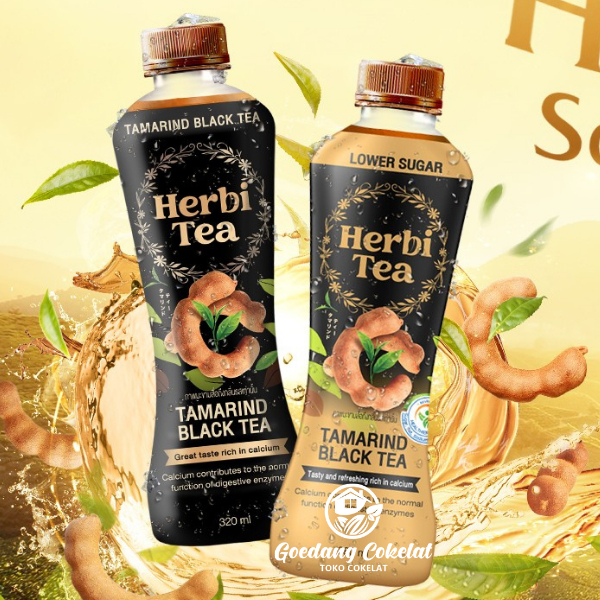 

Herbi Tea Tamarind Black Tea Teh Hitam Tamarind Asam Jawa Kemasan Botol 350ml