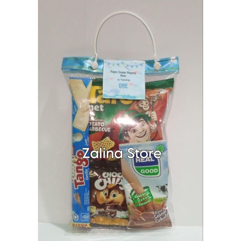 

Paket bingkisan snack ultah ulang tahun anak