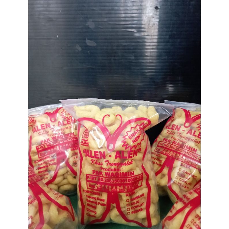

Alen Alen Pak Wagimin Khas Trenggalek Cap Kupu Rasa Original (Bawang)