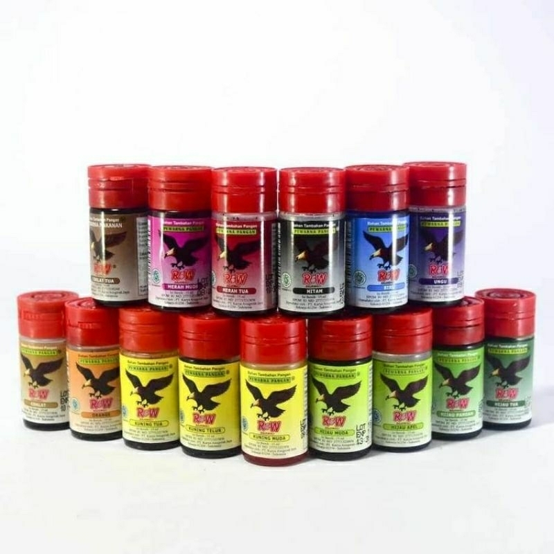 

Pewarna makanan R&W (Merah Tua) 12,5ml