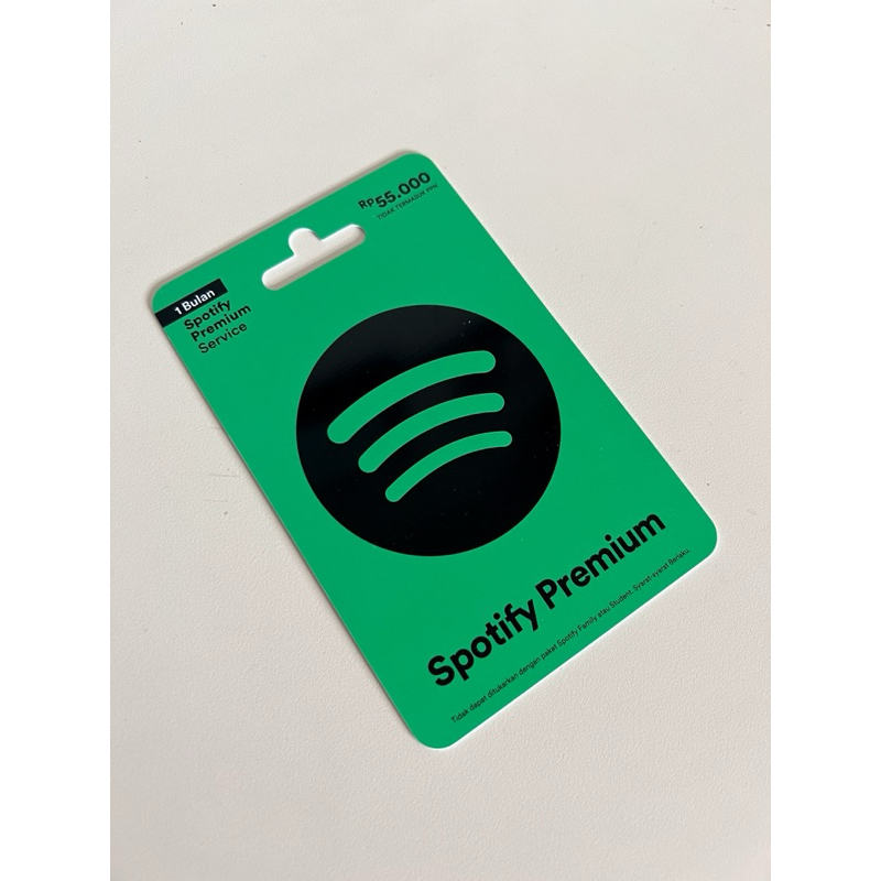 JUAL RUGI Voucher Spotify Premium 1 Bulan 55.000