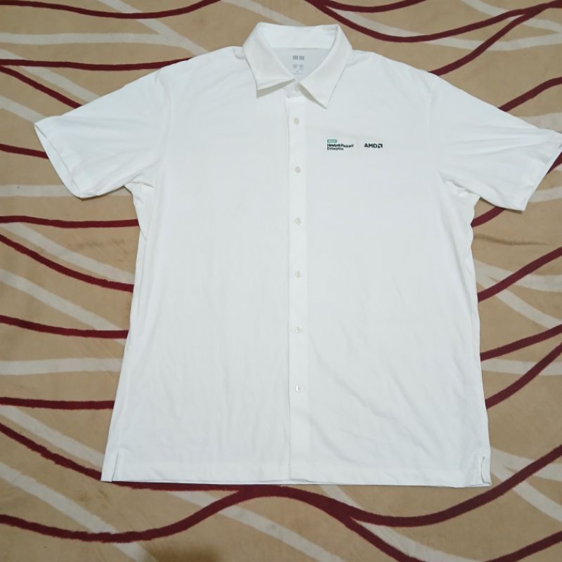 Kemeja Uniqlo Airism Putih Size XL