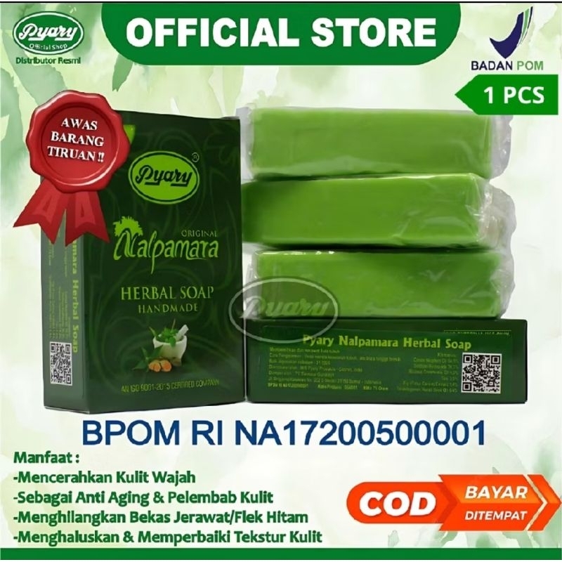 [COD] Sabun Arab PYARY Nalpamara Soap100% Original BPOM Distributor Resmi PyaryID