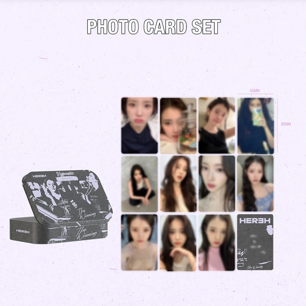 [READY STOCK] IU 2024 HEREH WORLD TOUR CONCERT ENCORE: THE WINNING OFFICIAL PHOTO CARD PC SET (Seale