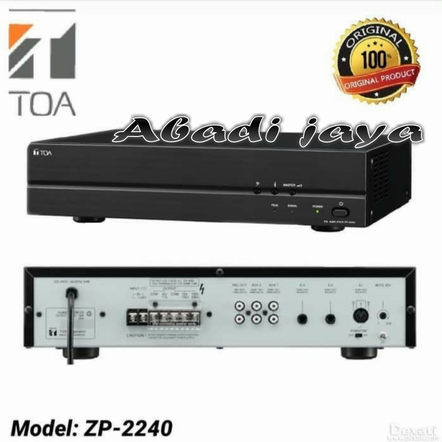 POWER AMPLIFIER TOA ZP 2240 / TOA ZP2240 240 WATT ORIGINAL