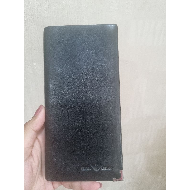 dompet wallet hitam giorgi* arman* brand