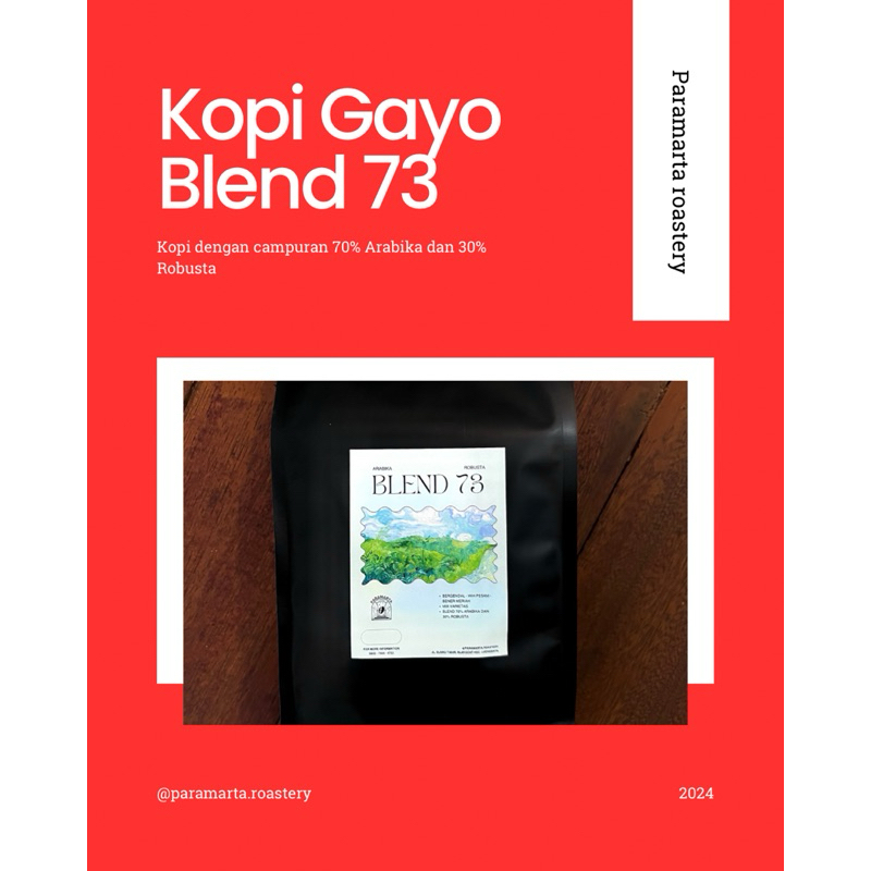 

Kopi Gayo House Blend Arabika Robusta / Kopi susu