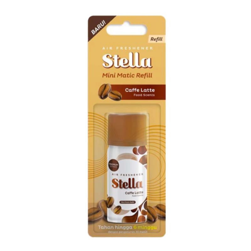 Stella Mini Pengharum Ruangan Otomatis Caffe Latte Refill 40 ml