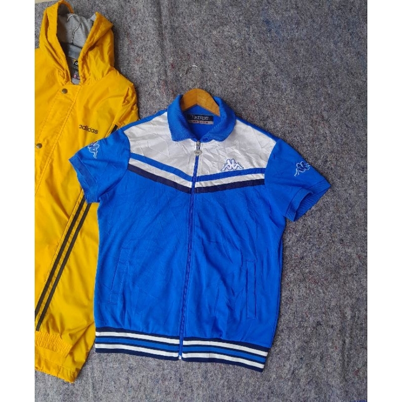 VINTAGE KAPPA ZIPPER UP CYCLING JERSEY SEPEDA JARANG TERJADI DAN ADA