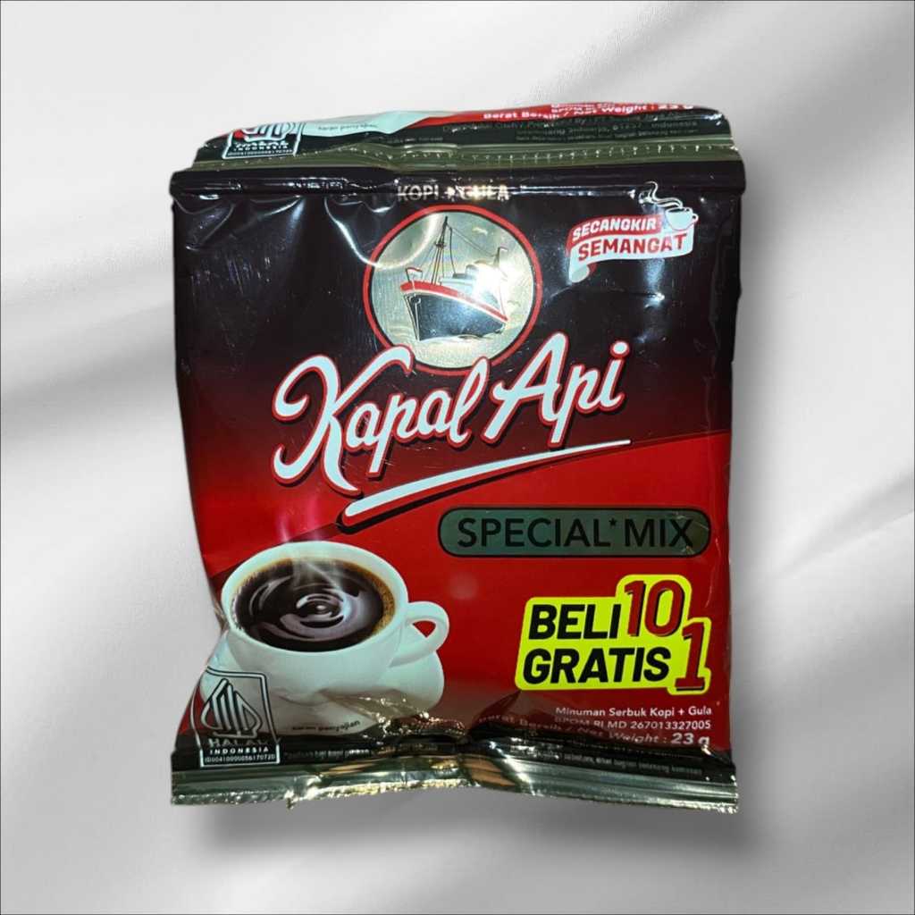 

Kopi Kapal Api Special MIx 25Gr 1 Renceng 10Pcs Promo Jhember Jaya