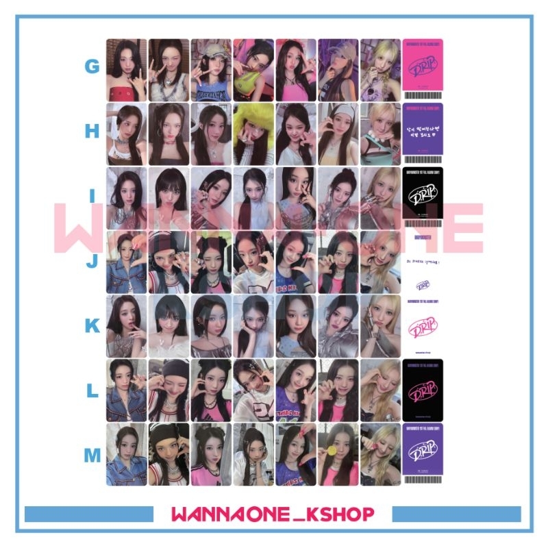 photocard Babymonster DRIP pob album