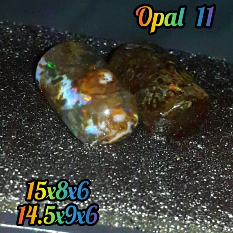 [OPAL 11] Black Opal Sempur Batu Akik Natural