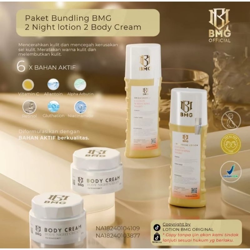 [Free Gift] BMG PABRIK | LOTION BMG ORIGINAL| BMG LOTION PEMUTIH BADAN AMPUH | DOSTING