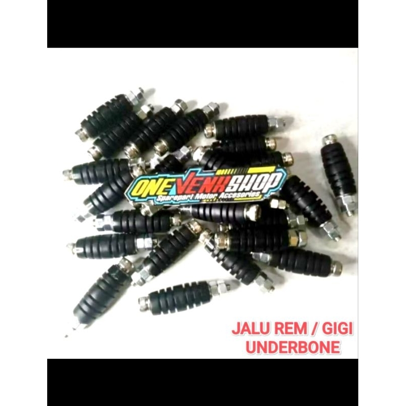 JALU REM KARET UNDERBONE JALU PEDAL GIGI UNDERBONE DRAT M6 BAUT 10 JALU TUAS OPERAN GIGI STEP UNDERB
