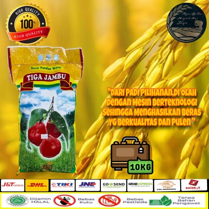 

BERAS PANDAN WANGI TIGA JAMBU 5.10.20 Kg