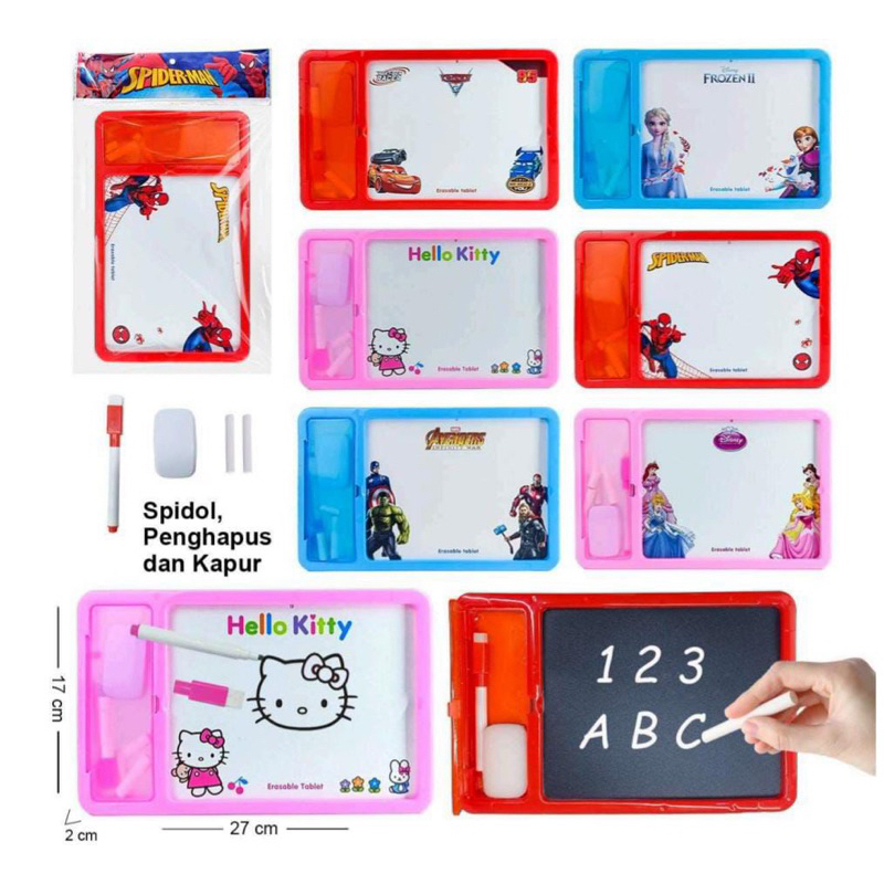 

PROMO baru White Board Anak + pen Papan tulis anak , white board anak murah paling laris