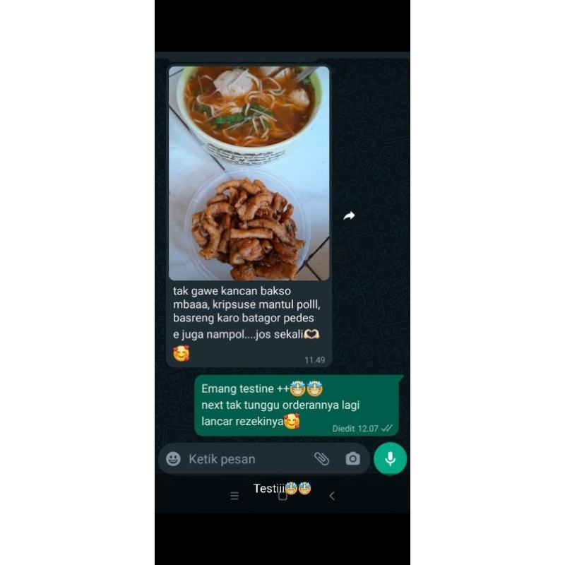 

Sekar_Shop07 [250 Gram] Kripik Usus Perdetikngemil Pedas Daun Jeruk