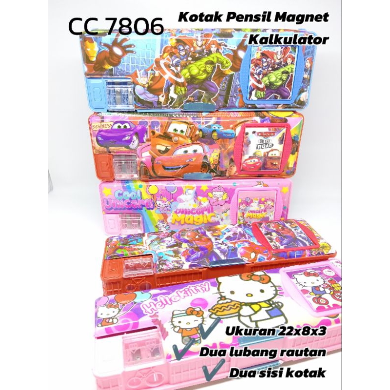 

Kotak Pensil Magnet Kalkulator Lucu Aesthetic