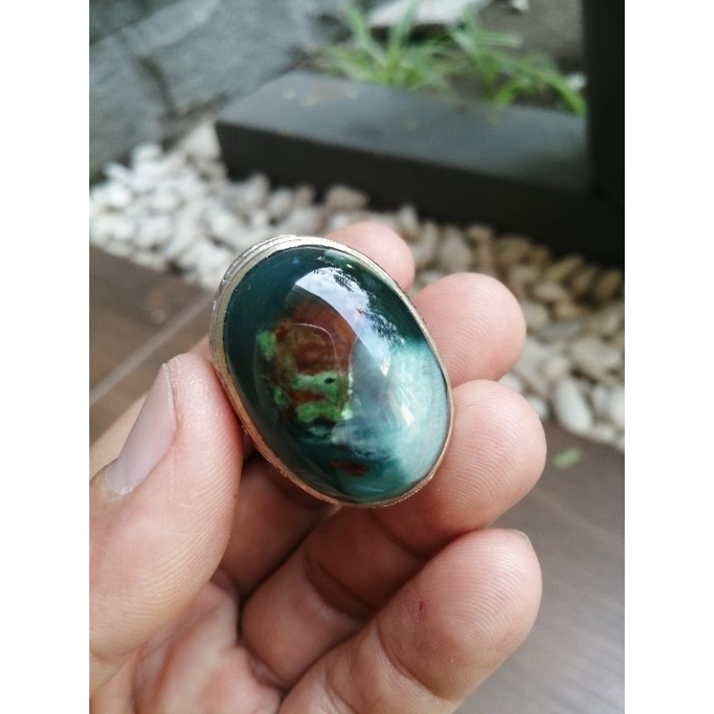 batu pancawarna hijau Garut erwan