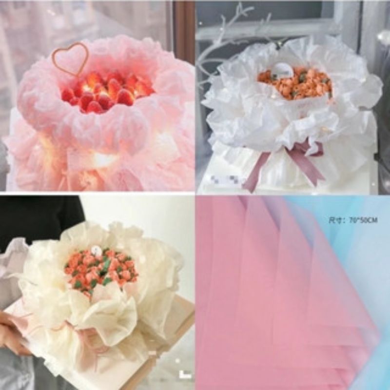 

(1 lembar)Kertas Sydney Pearl Pear /kertas Tisu pearl sydney/kertas pearl pear/kertas buket/perlengkapan buket/buket medan