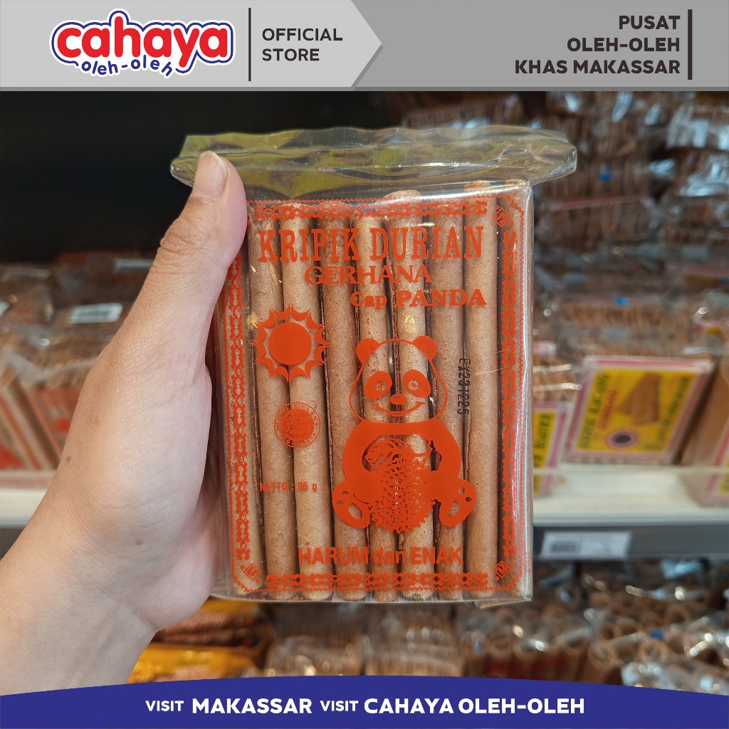 

Kripik Durian Gerhana Cap Panda 95gr