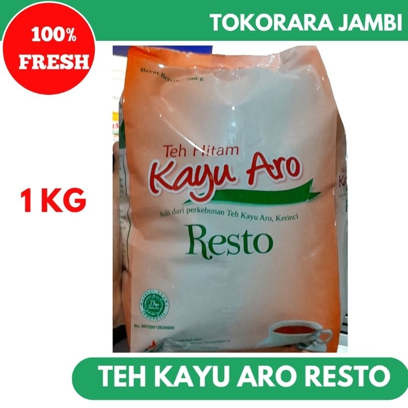 

Teh Hitam Kayu Aro Resto 1kg Asli Kerinci-Tokorara.Jambi