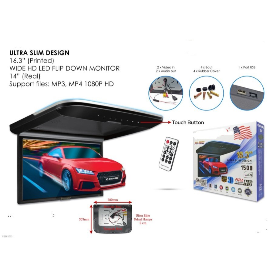 Tv Roof 16.3 inch -Tv plafon 16.3 inch Tv mobil ONSM