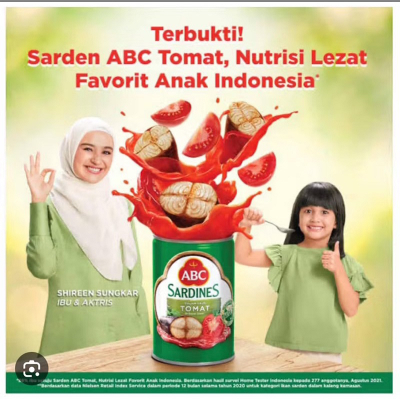 

RB 1 Dus Sarden ABC Saus Cabai ukuran 155gr 60 kaleng dan 425gr 24kaleng