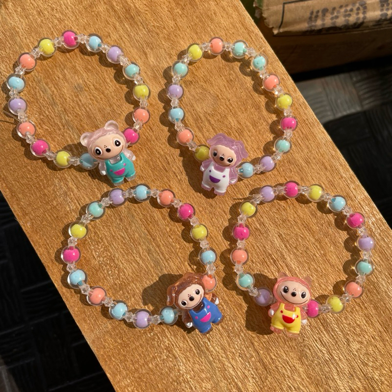 Gelang Manik Korea LABUBU Sanrio /Beads Bracelet korea/Gelang Manik korea model lucu / GELANG MANIK 