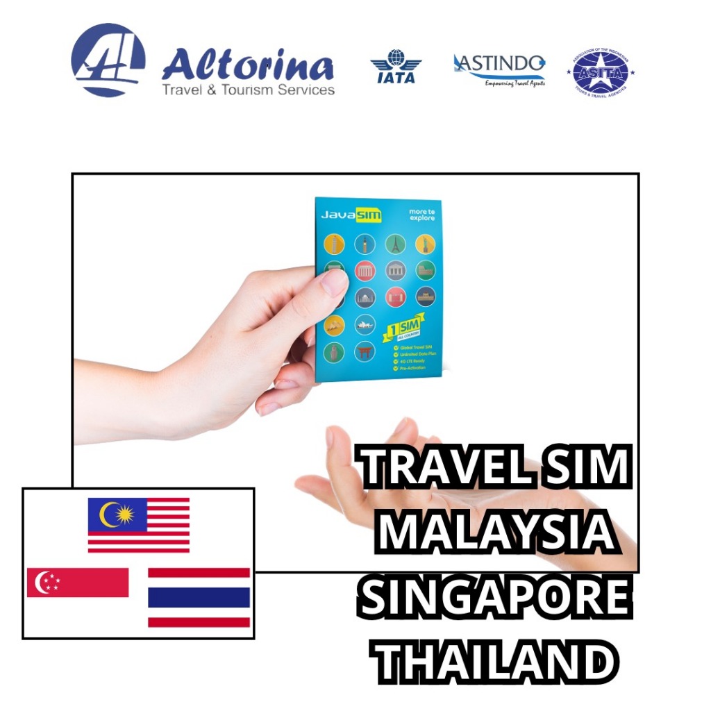 TRAVEL SIM Card Java Mifi -Singapore, Malaysia, Thailand