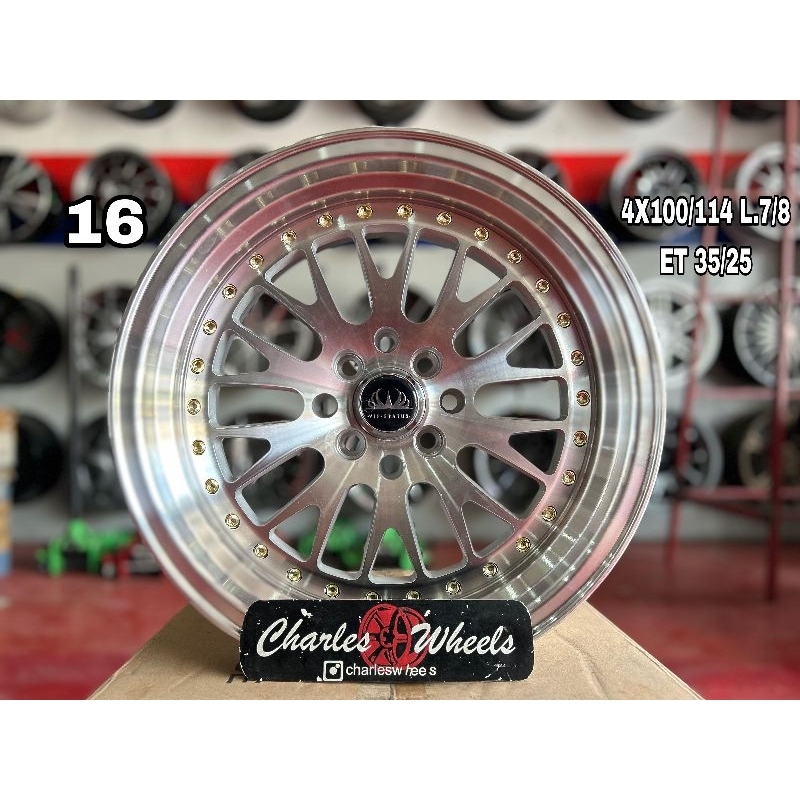 VELG CCW STATUS RING 16 SILVER POLISH