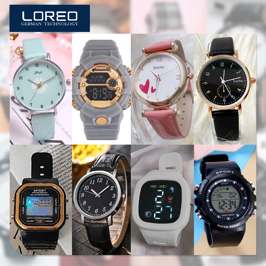 Loreo - Jam Tangan Fashion Pria Wanita New Trendy Jam Tangan Sport