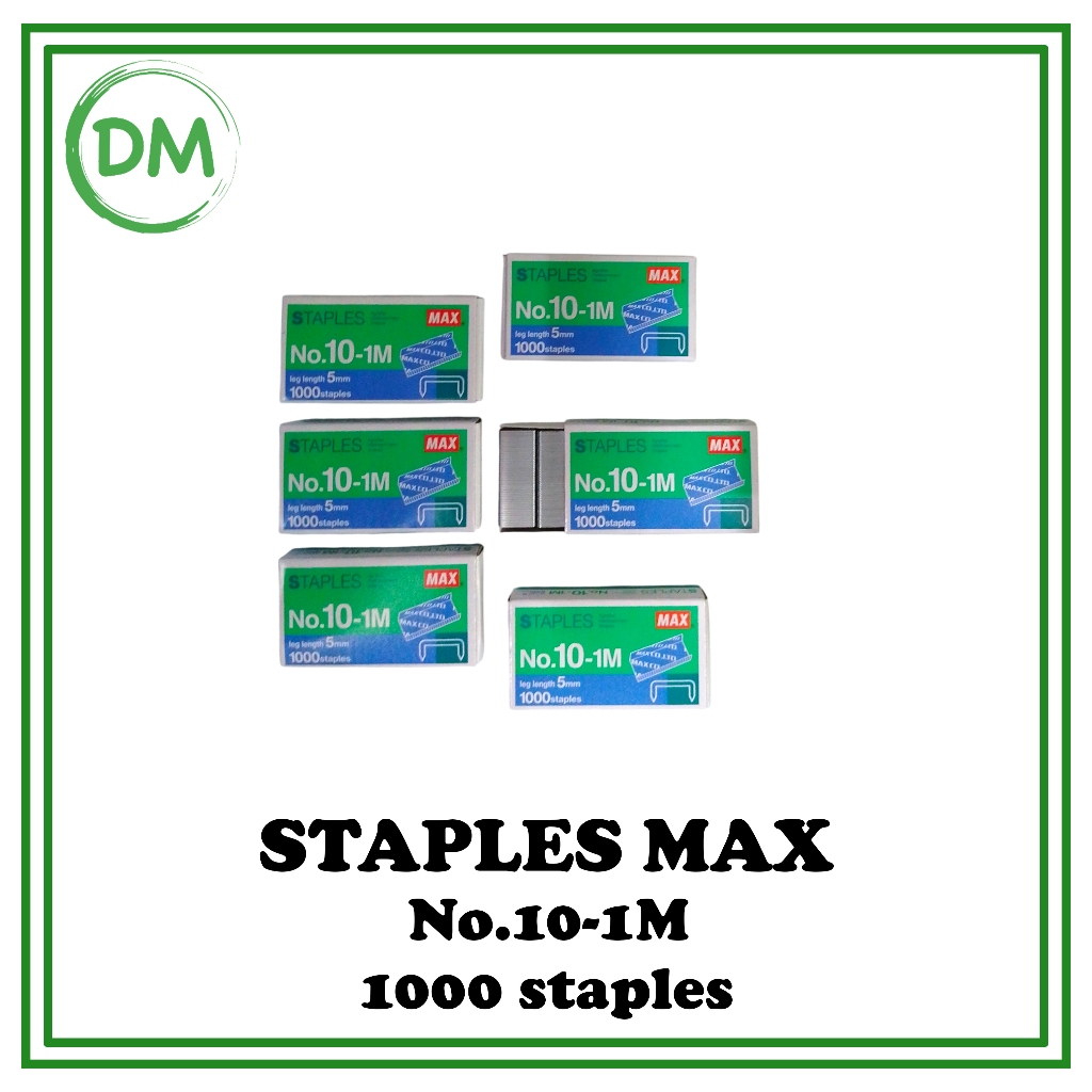 

MAX STAPLES NO. 10 - 1M ISI STAPLER