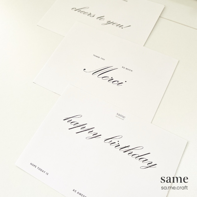 

Aesthetic Greeting Card by sa.me craft