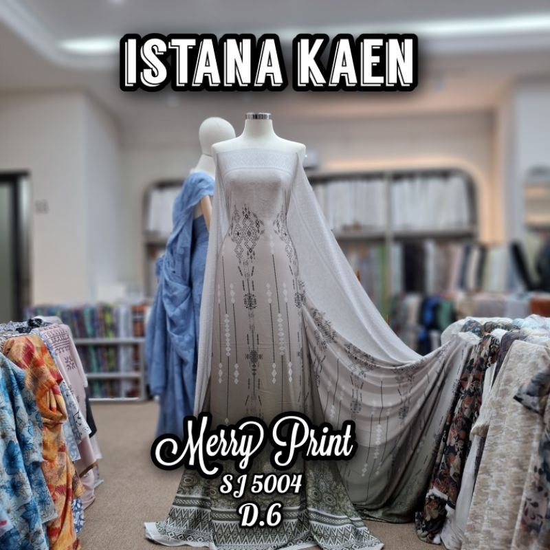 Mery Print SJ 5004 D.6 | Mery Print Silk | Arm4ny Silk Print | Arm4ny Corak -ISTANAKAEN