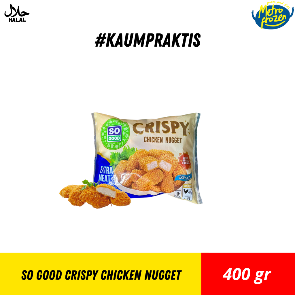 

SO GOOD Nugget Crispy 400gr