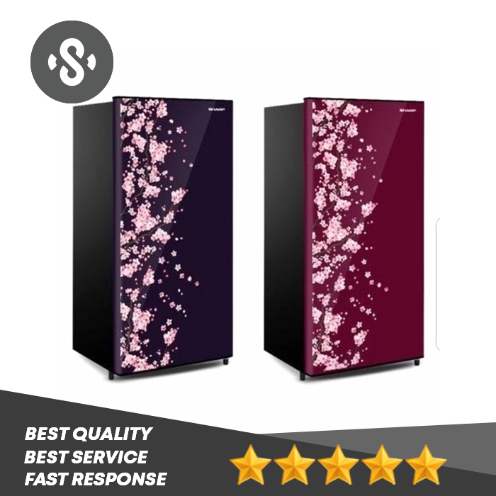 Sharp Kulkas 1 Pintu SJ-N162D-VB/VR / SJN 162 DVB / SJN162 Sakura