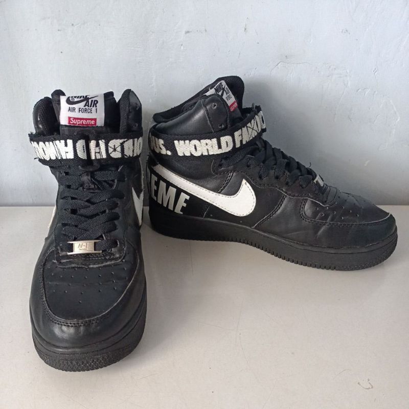 Sepatu Nike Air Force 1 High x Supreme Second