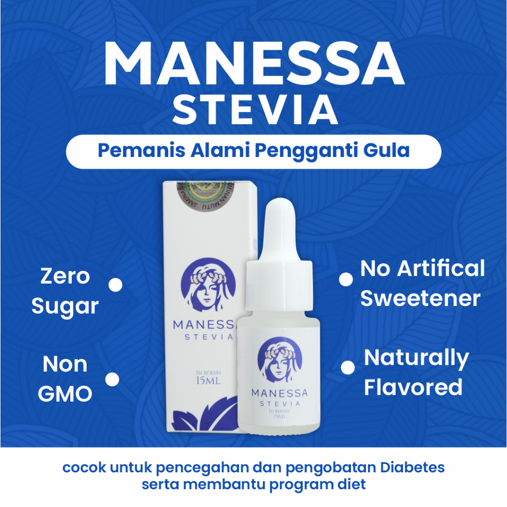 

Manessa Stevia | pengganti gula | pemanis alami 0 kalori | cocok untuk penderita diabetes