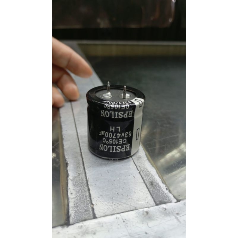 Elco 4700uf 63v Epsilon Original Bagus