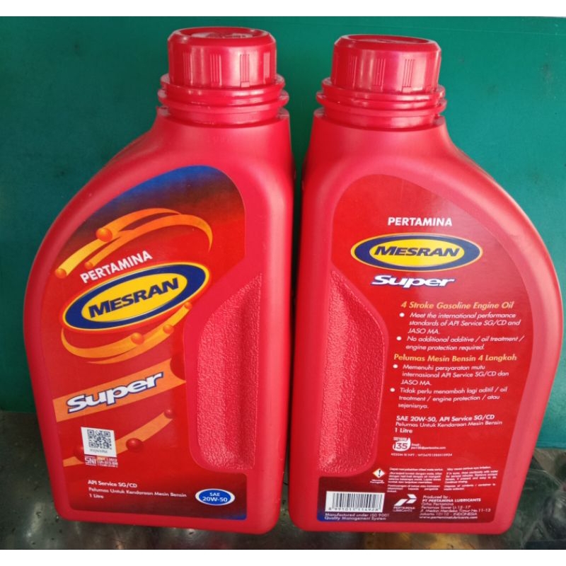 Oli Mesran Super SAE 20W-50