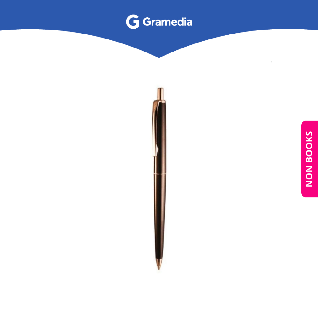 

Gramedia Depok - Bolpoin Zebra Masterpen Tinta Hitam Black Barrel