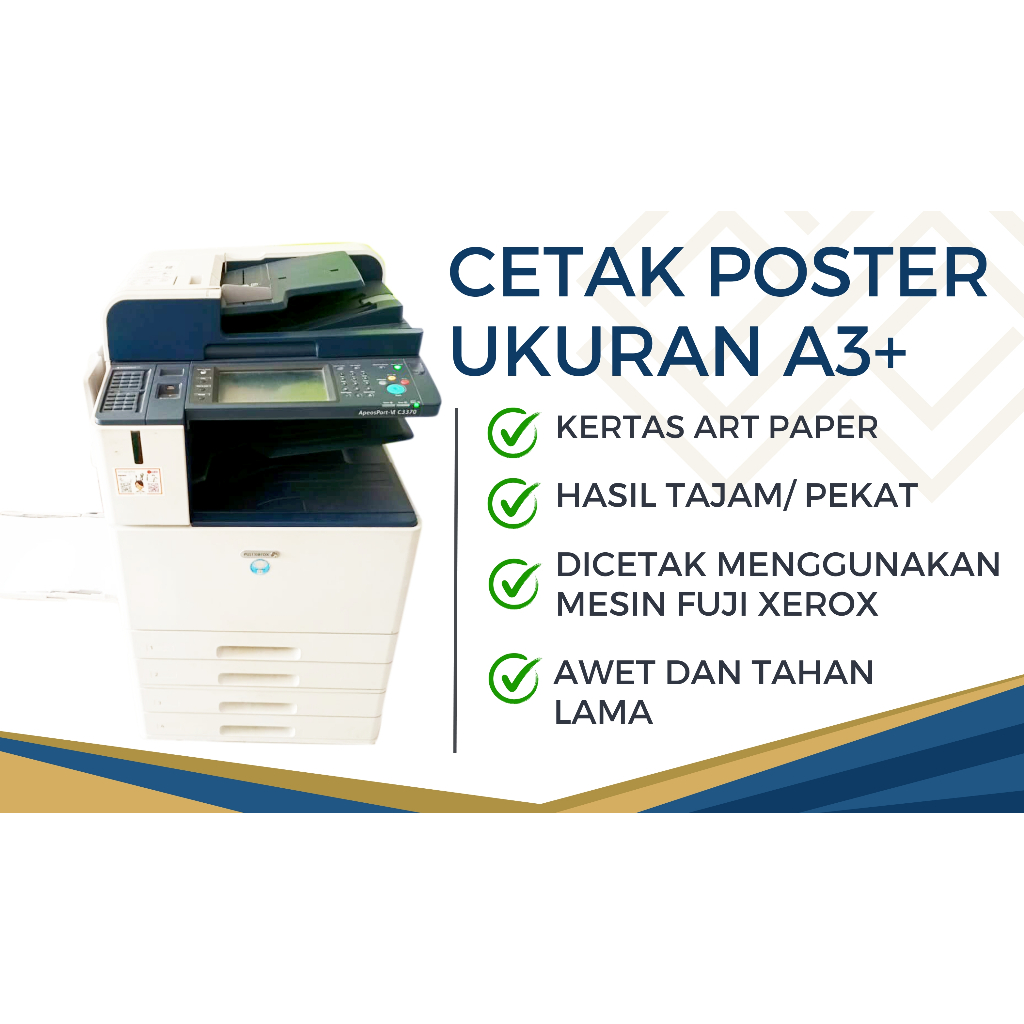 

CETAK POSTER UKURAN A3+ HASIL TAJAM DAN AWET