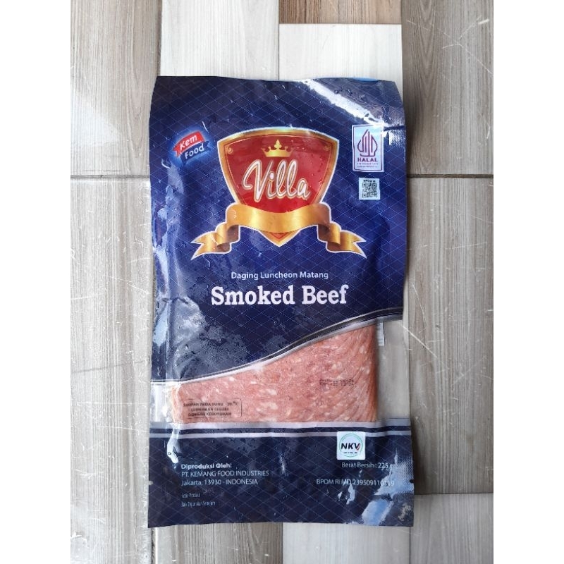 

Smoked beef villa 225gram isi 13