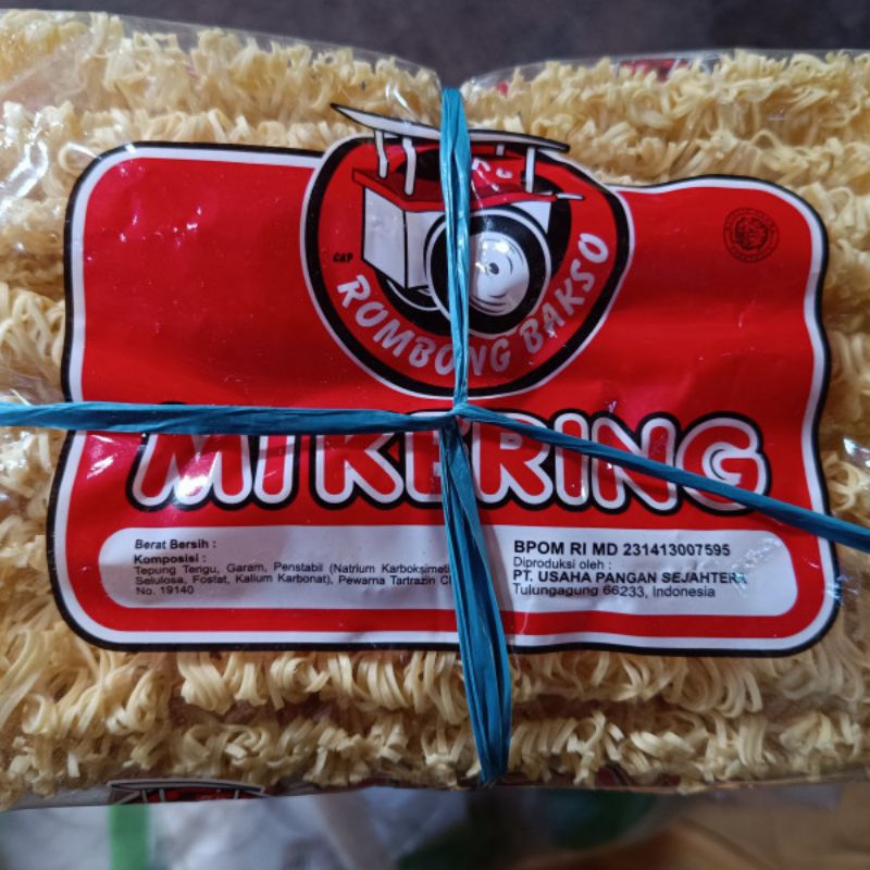 

mie cap rombong baso