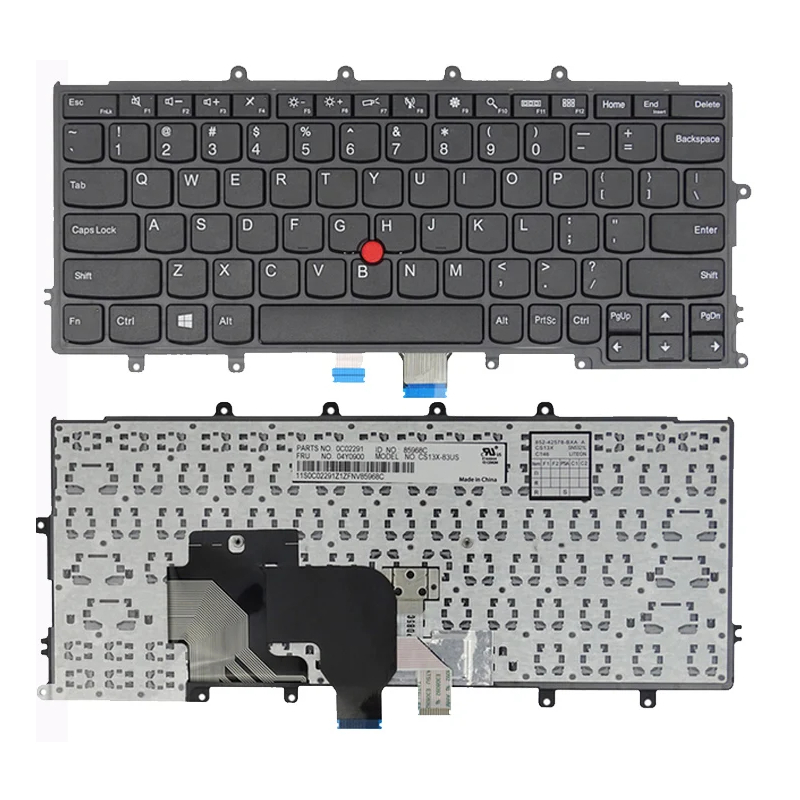 Keyboard Lenovo ThinkPad X240 X240i X240s X250 X260 No Backlight
