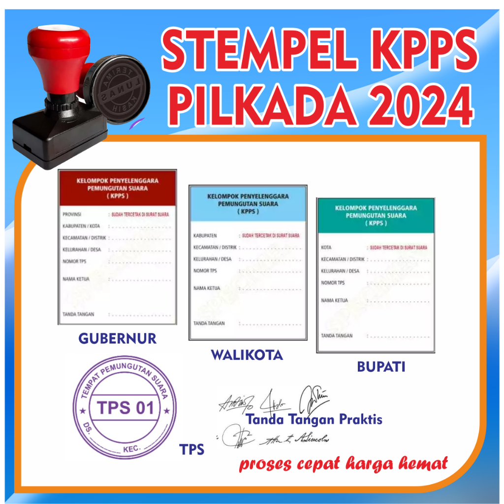 stempel KPPS Pilkada 2024