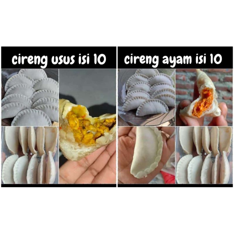 

Cireng isi usus pedas 10 pcs (kemasan frozen)